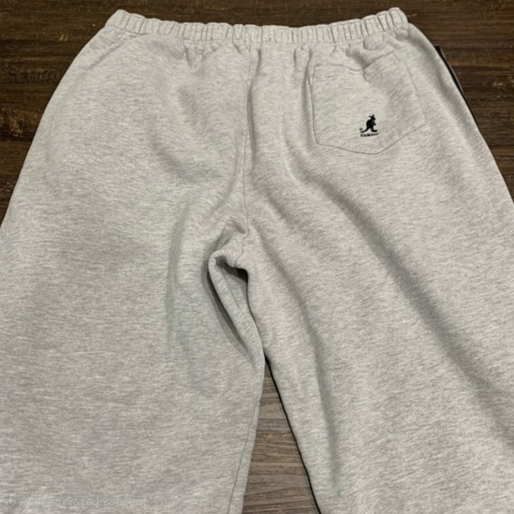 Kangol Mens Grey Sweatpants Joggers Size XXXL - Picture 5 of 5